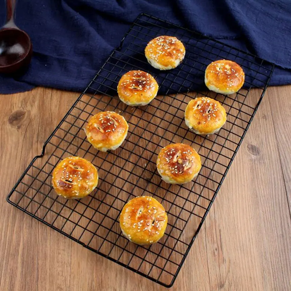 2Pcs Cooling Rack Stainless Steel Nonstick MultiPurpose Grilling Baking Tool Rectangle Design Kitchen Utensil Draining Practical
2Pcs Cooling Rack Stainless Steel Nonstick MultiPurpose Grilling Baking Tool Rectangle Design Kitchen Utensil Draining Practical