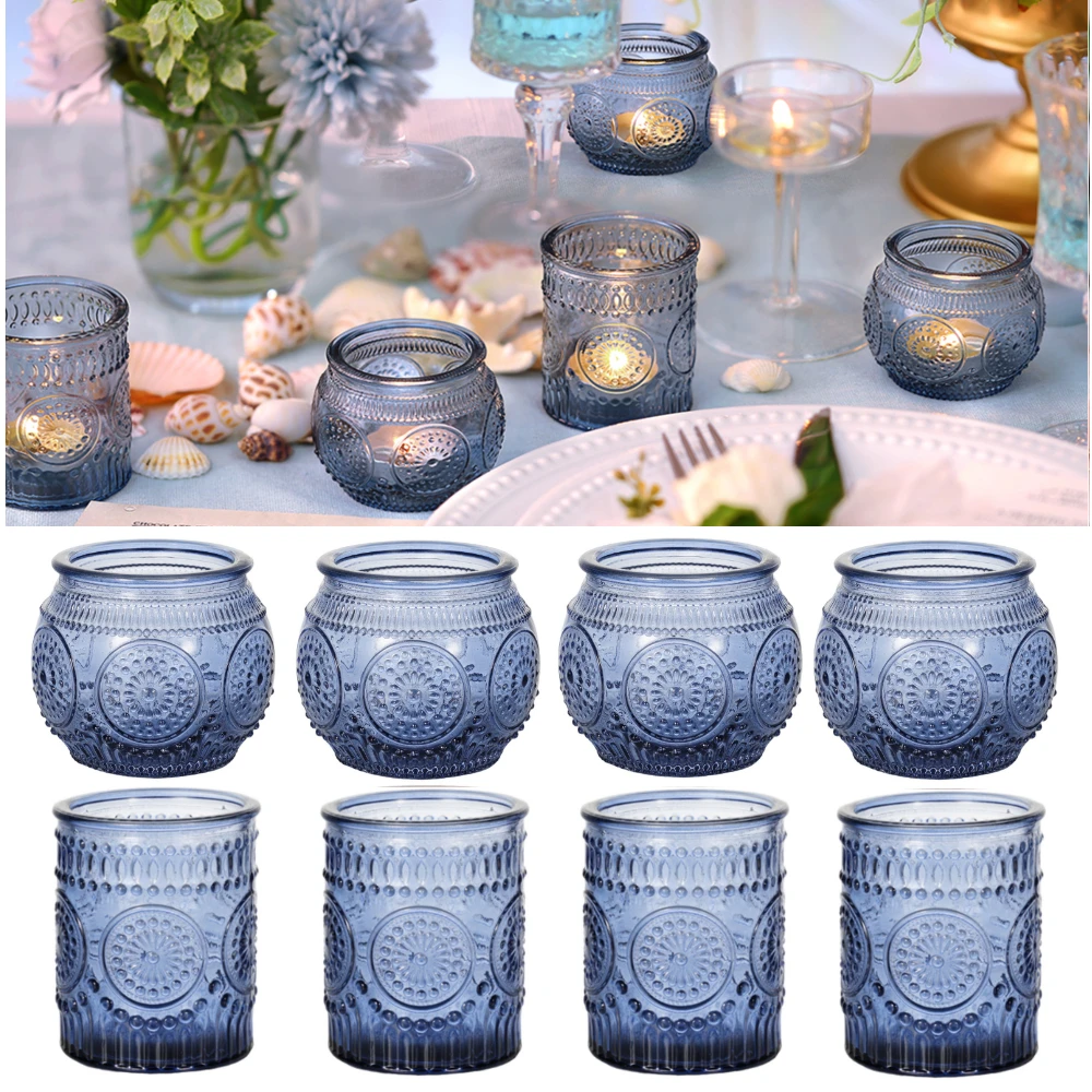 6/12Pcs Votive Glass Candle Holders Flameless LED Tea Lights Candlestick Romantic Candle Holder for Wedding Dinner Table Decor
6/12Pcs Votive Glass Candle Holders Flameless LED Tea Lights Candlestick Romantic Candle Holder for Wedding Dinner Table Decor