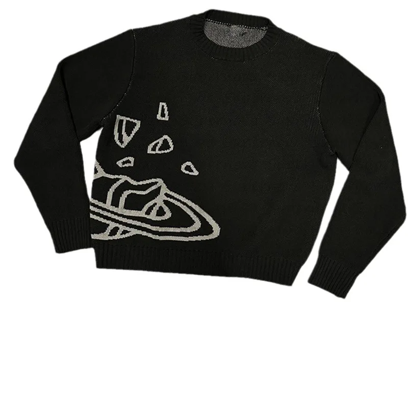 Autumn and Winter Women's Pullover Knitted Sweater New Warm Personality Trend Wind Men and Women Loose Long-sleeved Tops
Autumn and Winter Women's Pullover Knitted Sweater New Warm Personality Trend Wind Men and Women Loose Long-sleeved Tops