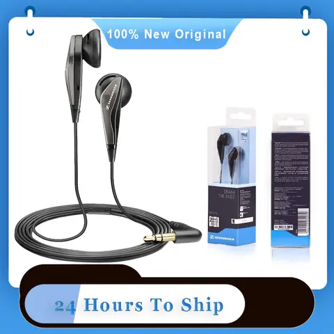 Original Sennheiser MX375 Stereo Earbuds Deep Bass Earphones 3.5mm Headset Sport Headphone HD Resolution Music for iPhone Androd