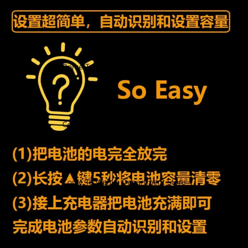 Digital Battery Capacity Indicator Bluetooth Hall Coulomb Meter Voltage Current Tester for EV RV Caravan
Digital Battery Capacity Indicator Bluetooth Hall Coulomb Meter Voltage Current Tester for EV RV Caravan