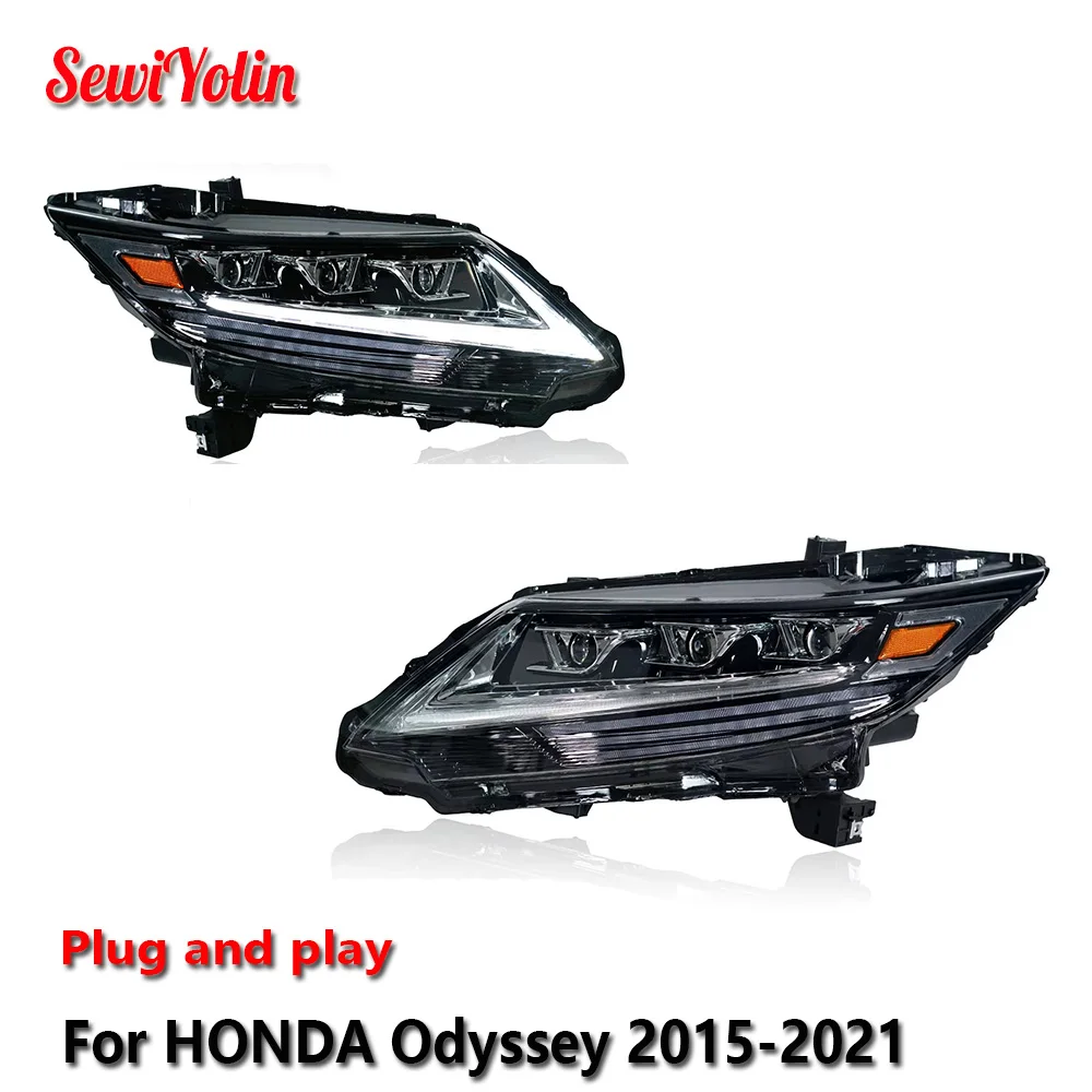 Car LED Headlight Light Assemblies For HONDA Odyssey 2015-2021 Auto Fog DRL Brake Turn Signal Lamp Plug and Play
Car LED Headlight Light Assemblies For HONDA Odyssey 2015-2021 Auto Fog DRL Brake Turn Signal Lamp Plug and Play