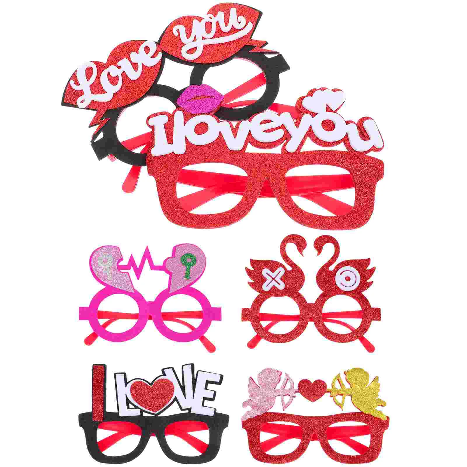 6 Pcs Light up Glasses Party Favors Valentines Day Eyeglasses Cupid Heart Sunglasses
6 Pcs Light up Glasses Party Favors Valentines Day Eyeglasses Cupid Heart Sunglasses