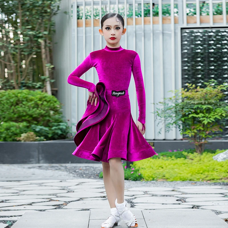 Children Velvet Latin Dresses Gymnastics Dancewear Competition Dancing Costume Child Ballroom Dance Dress For Girls Stage Outfit
Children Velvet Latin Dresses Gymnastics Dancewear Competition Dancing Costume Child Ballroom Dance Dress For Girls Stage Outfit