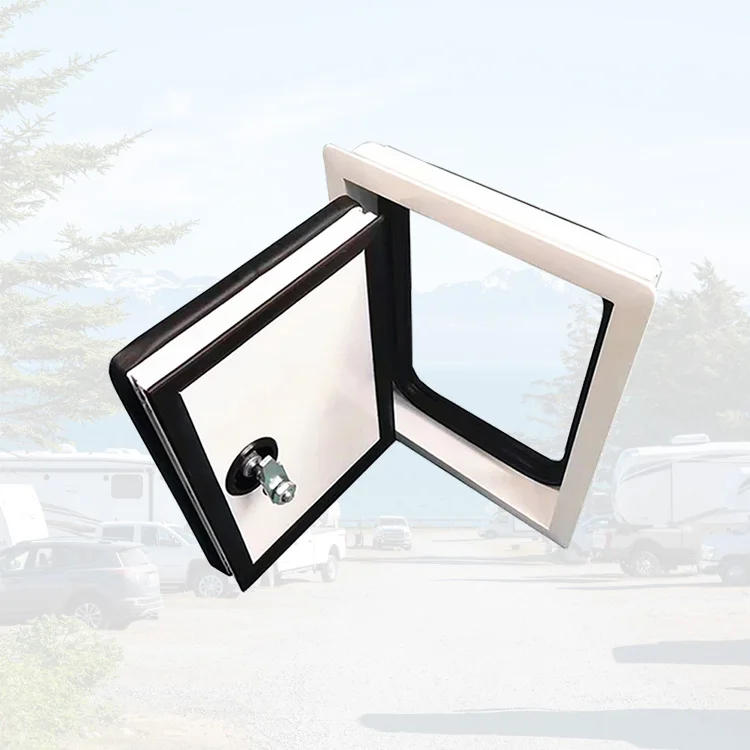 RV Right Angle Cabin Door and Motorhome Hatch Door for Camper Van Right Hinged White Luggage Door 800*500mm
RV Right Angle Cabin Door and Motorhome Hatch Door for Camper Van Right Hinged White Luggage Door 800*500mm