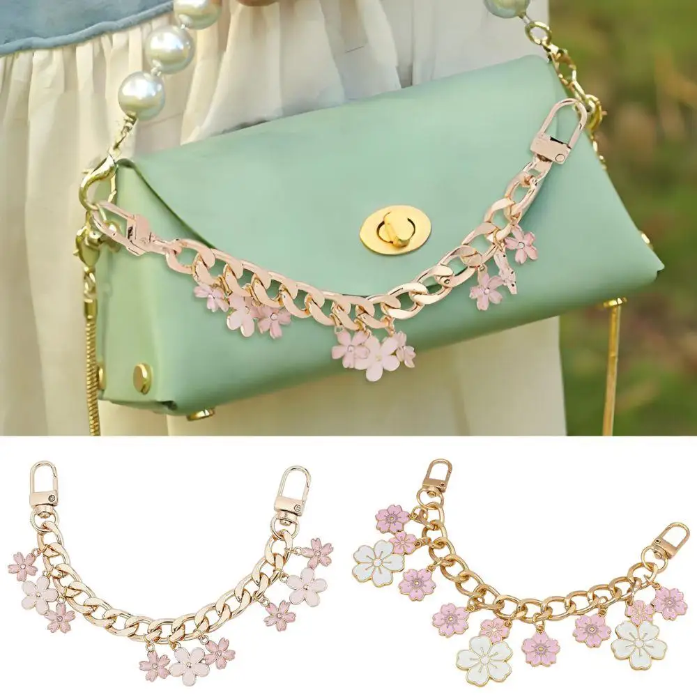 Metal Bag Chains Artificial Flower Heart Shaped Fashion Trend Bag Handle Chain Clothing Chain Travel Date Party Bag Decorations
Metal Bag Chains Artificial Flower Heart Shaped Fashion Trend Bag Handle Chain Clothing Chain Travel Date Party Bag Decorations