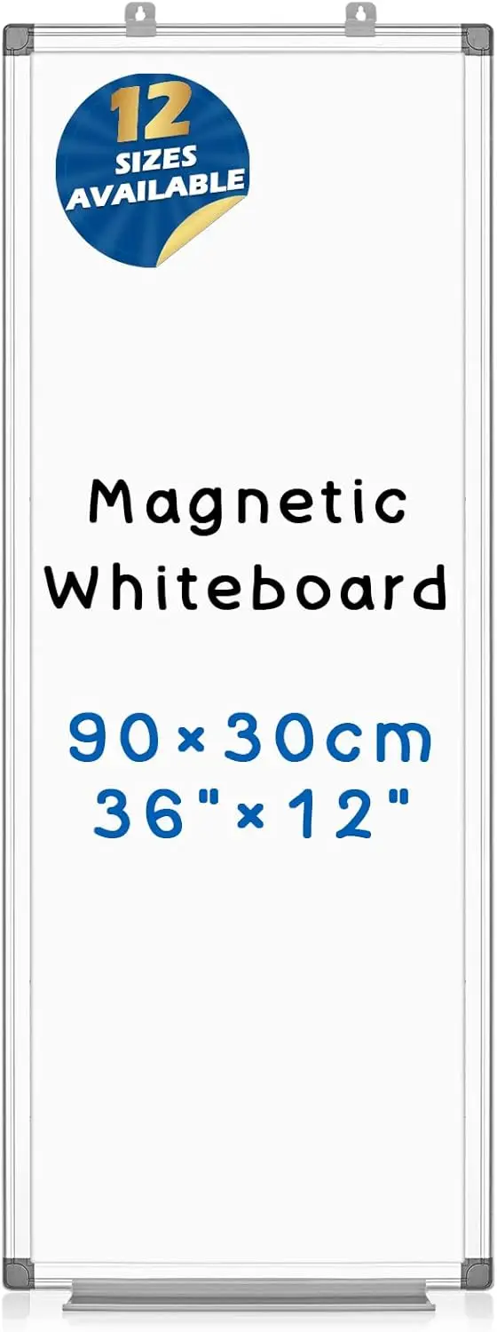 Магнитная доска для записей 36 x 12 дюймов, вертикальная настенная, портативная, для сухого стирания, для офиса или дома
Магнитная доска для записей 36 x 12 дюймов, вертикальная настенная, портативная, для сухого стирания, для офиса или дома