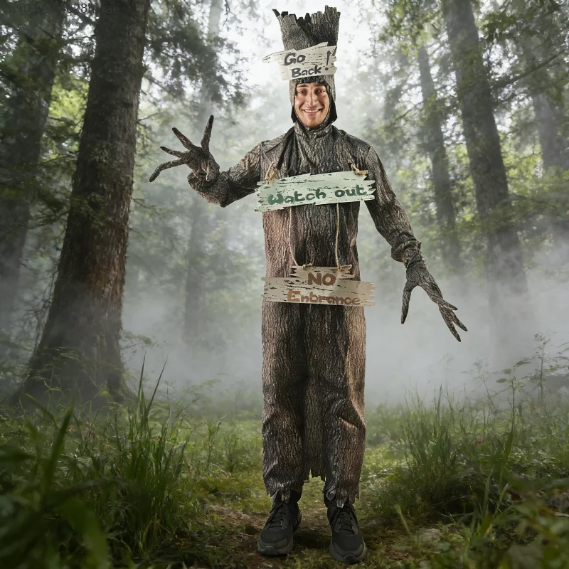 Adult Dryad Tree Monster Costume Cosplay Bark Texture Movable Jumpsuit Party Stage Performance Roleplay Clothes
Adult Dryad Tree Monster Costume Cosplay Bark Texture Movable Jumpsuit Party Stage Performance Roleplay Clothes