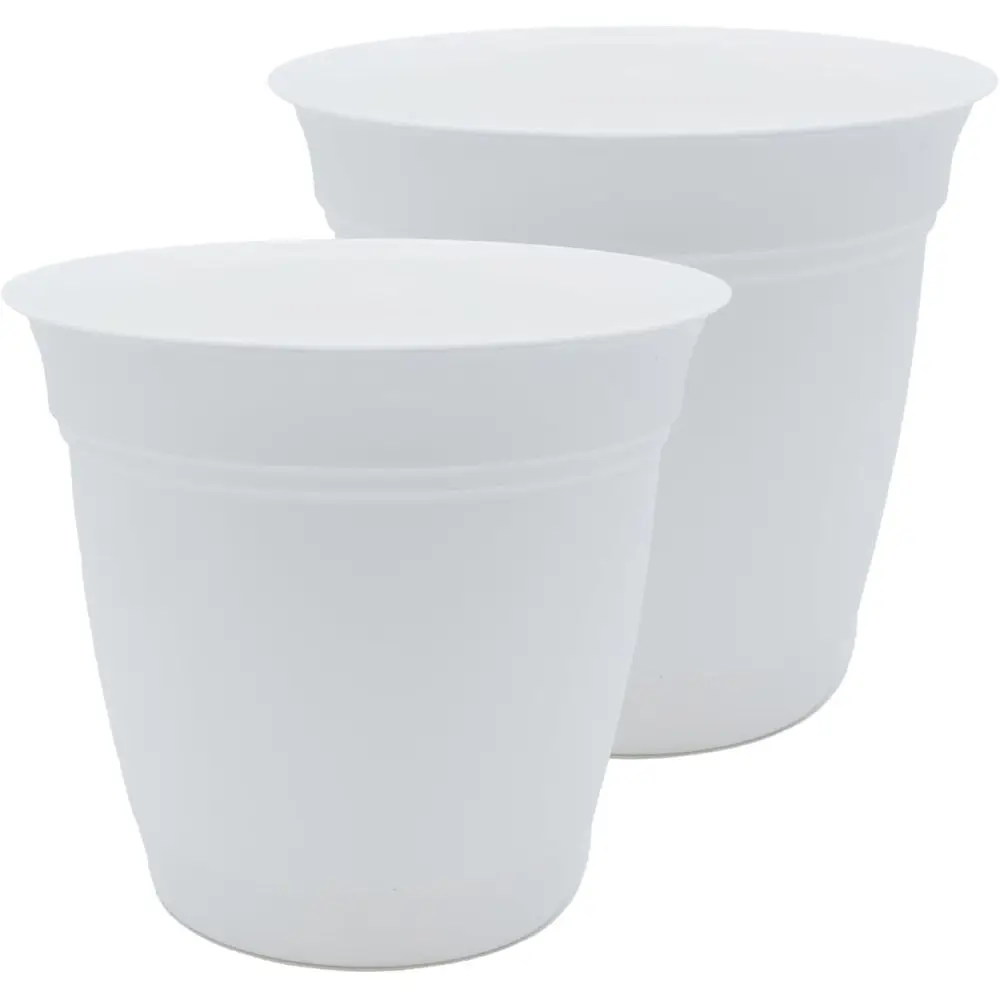 The HC Companies 12 Inch Eclipse Round Planter Pots with Drainage Holes & Attached Saucer, Lightweight UV-Resistant Plastic Indo
The HC Companies 12 Inch Eclipse Round Planter Pots with Drainage Holes & Attached Saucer, Lightweight UV-Resistant Plastic Indo