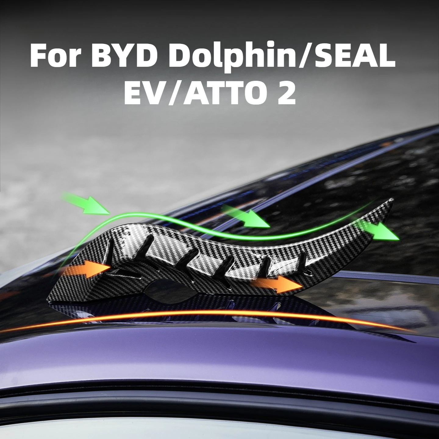 For BYD Dolphin/SEAL EV/ATTO 2 Cool Auto Exterior Accessories Carbon Fiber Look Spoiler Decoration Impact Resistant Anti-Scratch
For BYD Dolphin/SEAL EV/ATTO 2 Cool Auto Exterior Accessories Carbon Fiber Look Spoiler Decoration Impact Resistant Anti-Scratch