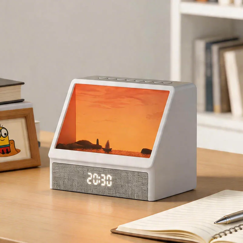 Smart LED Ambient Light Desk Lamp with Display Screen Modern Table Lamp for Bedroom Office
Smart LED Ambient Light Desk Lamp with Display Screen Modern Table Lamp for Bedroom Office