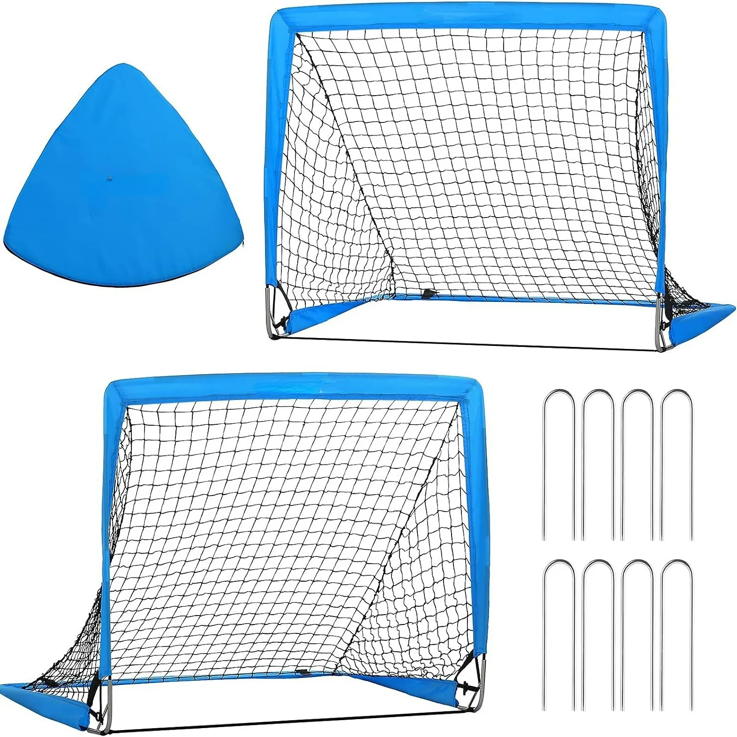 Football Goal Sports Toy Foldable Children's Football Gate with Pump & Ball Portable Soccer Goal for Outdoor Football Training
Football Goal Sports Toy Foldable Children's Football Gate with Pump & Ball Portable Soccer Goal for Outdoor Football Training