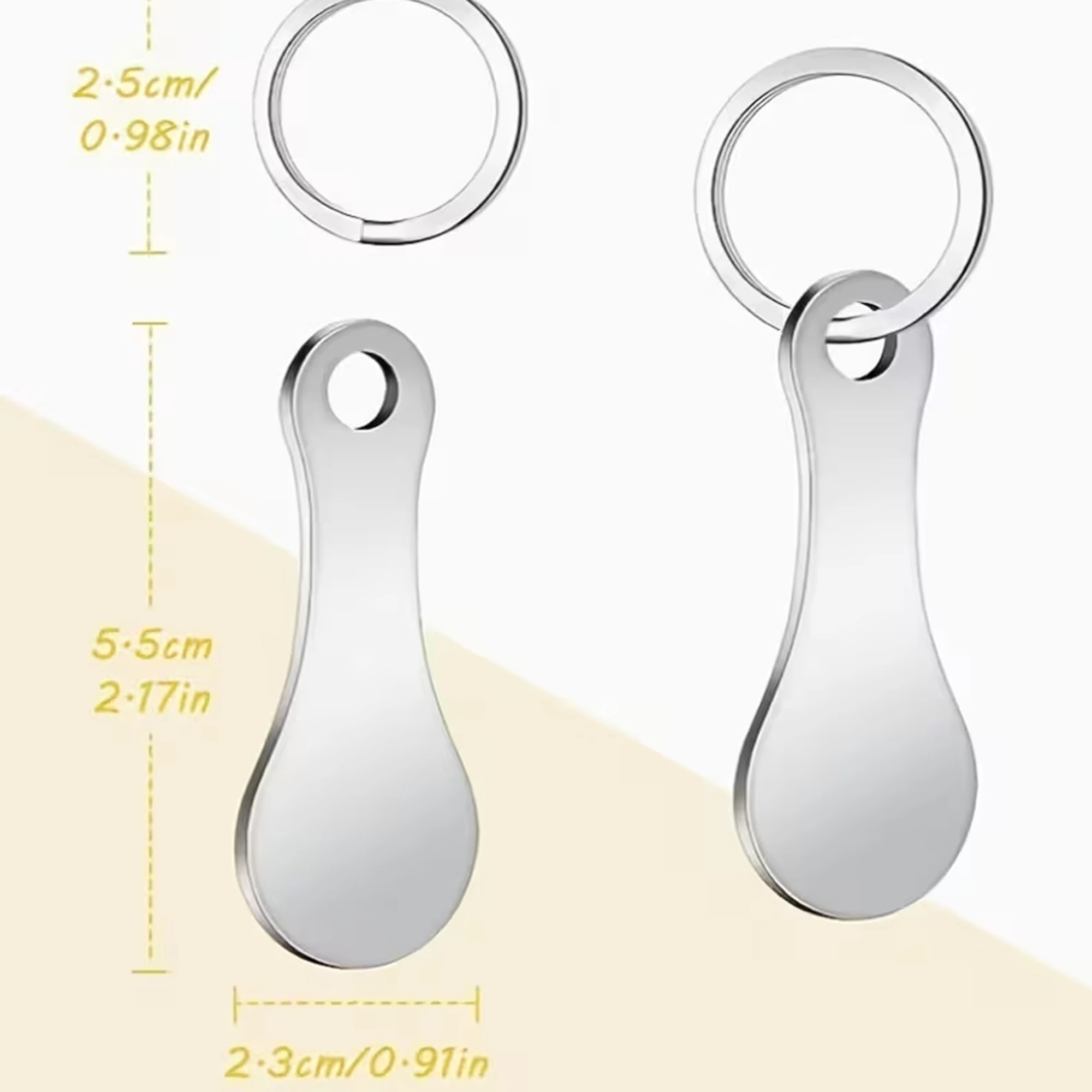 Bundle Deal Stainless Steel Shopping Cart Tokens Trolley Token Key Ring Decorative Keychain for Key Hook Practical Daily Use
Bundle Deal Stainless Steel Shopping Cart Tokens Trolley Token Key Ring Decorative Keychain for Key Hook Practical Daily Use