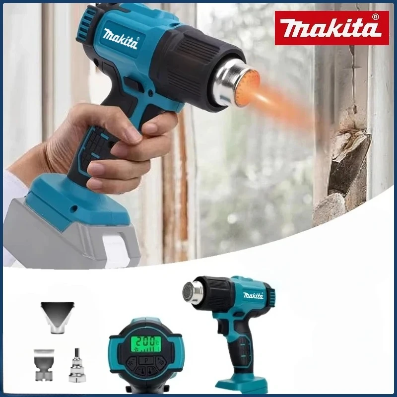 Makita 550°C Temperature Control Heat Gun Cordless Handheld Hot Air Gun Soldering Thermal Blower New 18V With LED Display
Makita 550°C Temperature Control Heat Gun Cordless Handheld Hot Air Gun Soldering Thermal Blower New 18V With LED Display