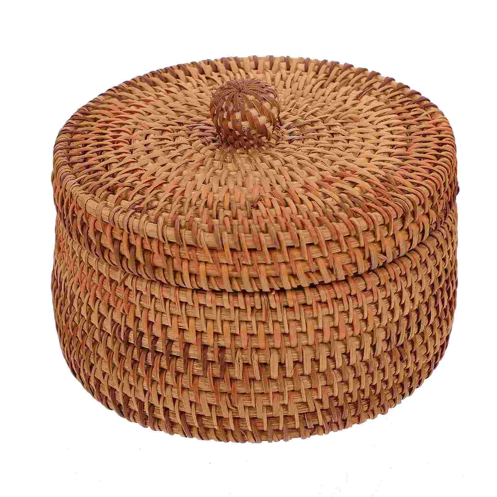 Toys Rattan Storage Box Sundries Container Household Small Basket Brown Organizer
Toys Rattan Storage Box Sundries Container Household Small Basket Brown Organizer