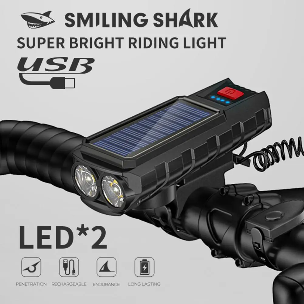 Solar Bicycle Light USB Rechargeable Power Display Flashlight Bike Light Lamp Front MTB Road With Mountain Bicycle Horn T8I6
Solar Bicycle Light USB Rechargeable Power Display Flashlight Bike Light Lamp Front MTB Road With Mountain Bicycle Horn T8I6