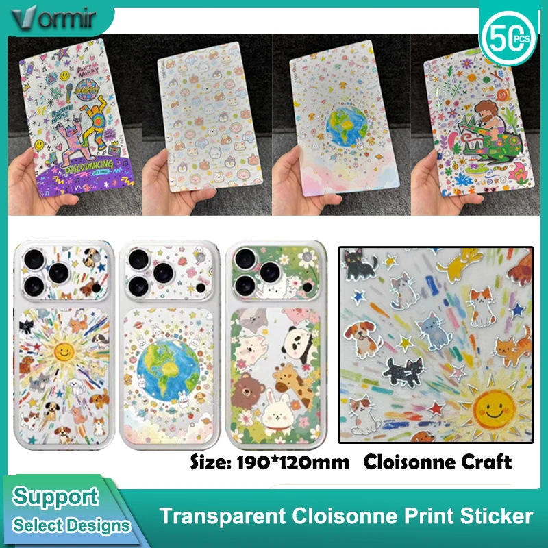 VORMIR Transparent Leather Cloisonné Phone Back Films for Plotter Cutting Machine Embossing Design Sticker for iPhone 17 Pro Max
VORMIR Transparent Leather Cloisonné Phone Back Films for Plotter Cutting Machine Embossing Design Sticker for iPhone 17 Pro Max
