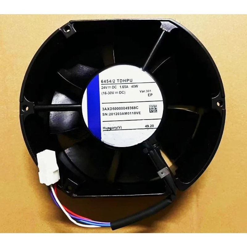 6454/2 TDHPU 24V1.66A 40W 3AXD50000049368D Original Fan
6454/2 TDHPU 24V1.66A 40W 3AXD50000049368D Original Fan