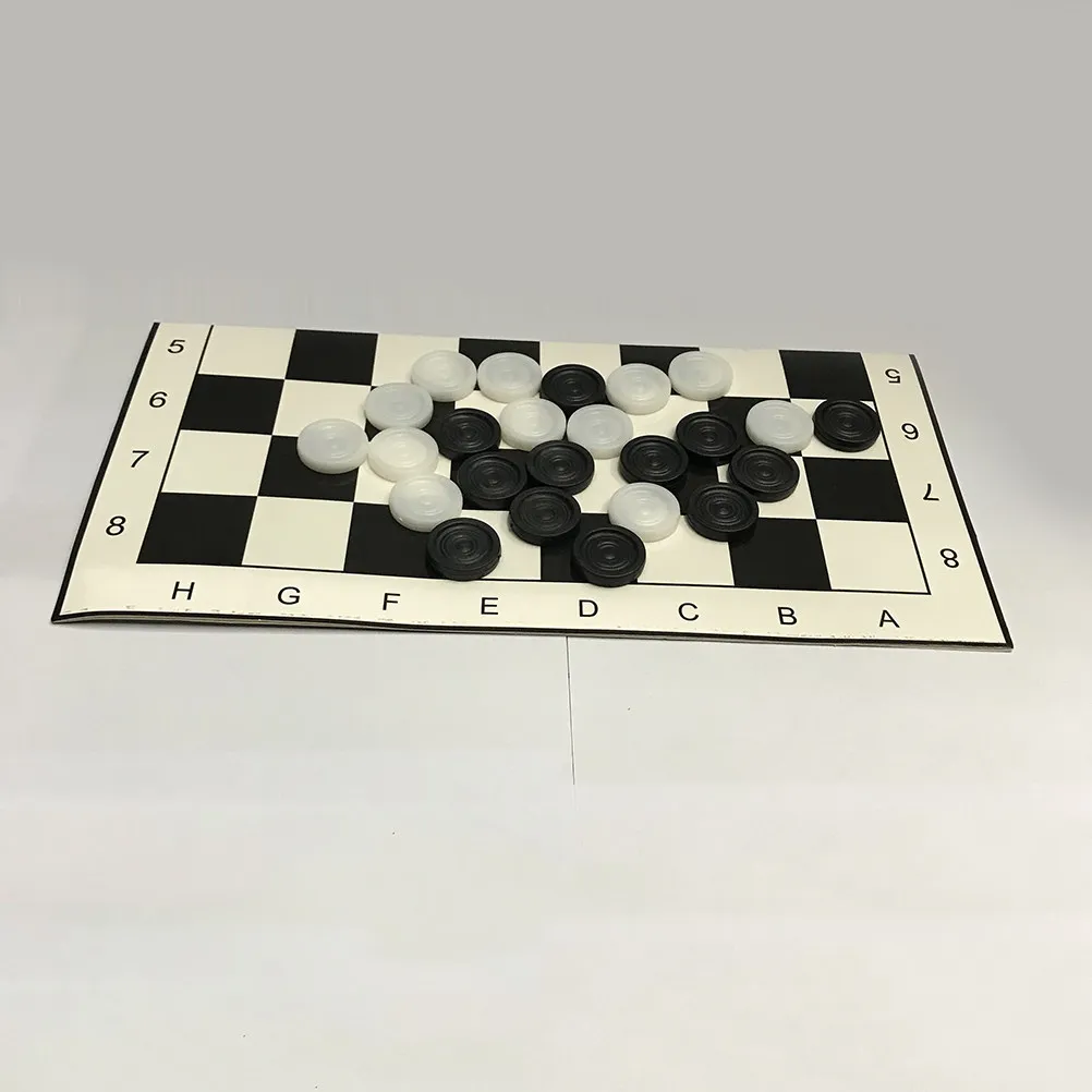 Foldable Plastic Checkers Set High Hardness Chess Pieces Portable Design for Children Adults Indoor Outdoor Use
Foldable Plastic Checkers Set High Hardness Chess Pieces Portable Design for Children Adults Indoor Outdoor Use