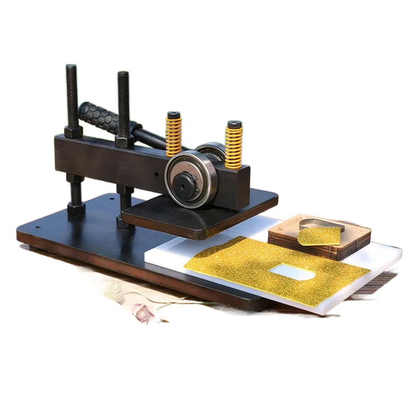 DIY Manual Die Cutting Machine Leather Cutting Tool Plastic Rubber Cloth Paper Indentation Embossing Press
DIY Manual Die Cutting Machine Leather Cutting Tool Plastic Rubber Cloth Paper Indentation Embossing Press