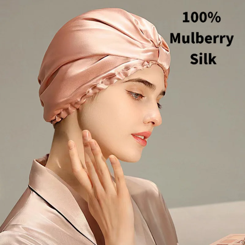 100% Silk Sleep Cap for Home Use Women's Purse Silk Nightcap to Prevent Hair Tangling Hair Protection Postpartum Bonnet Caps
100% Silk Sleep Cap for Home Use Women's Purse Silk Nightcap to Prevent Hair Tangling Hair Protection Postpartum Bonnet Caps