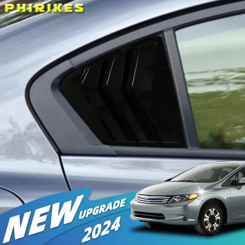 For Honda Civic 9th 2011-2015 Car Rear Window Blinds Triangle Window Decorative Stickers
For Honda Civic 9th 2011-2015 Car Rear Window Blinds Triangle Window Decorative Stickers