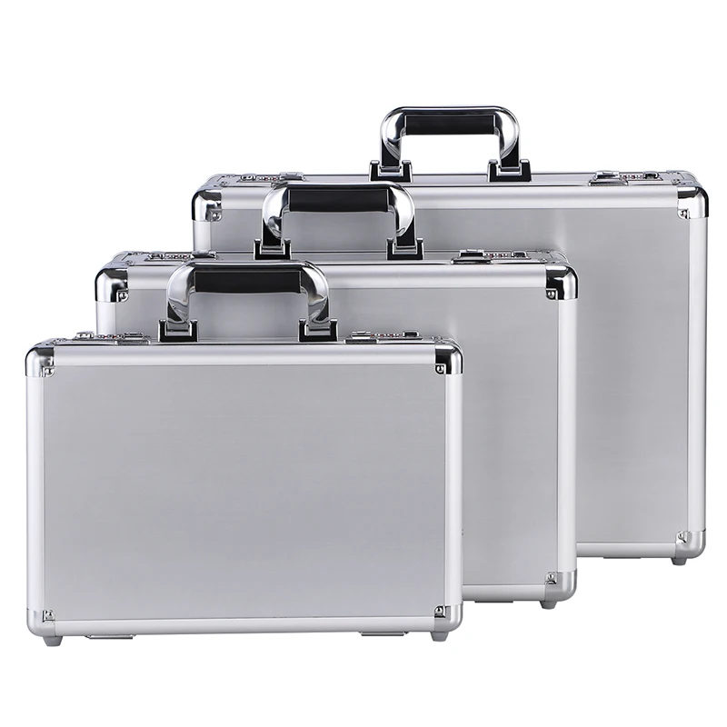 Aluminum alloy small password box portable vault cash box storage insurance home toolbox with lock
Aluminum alloy small password box portable vault cash box storage insurance home toolbox with lock