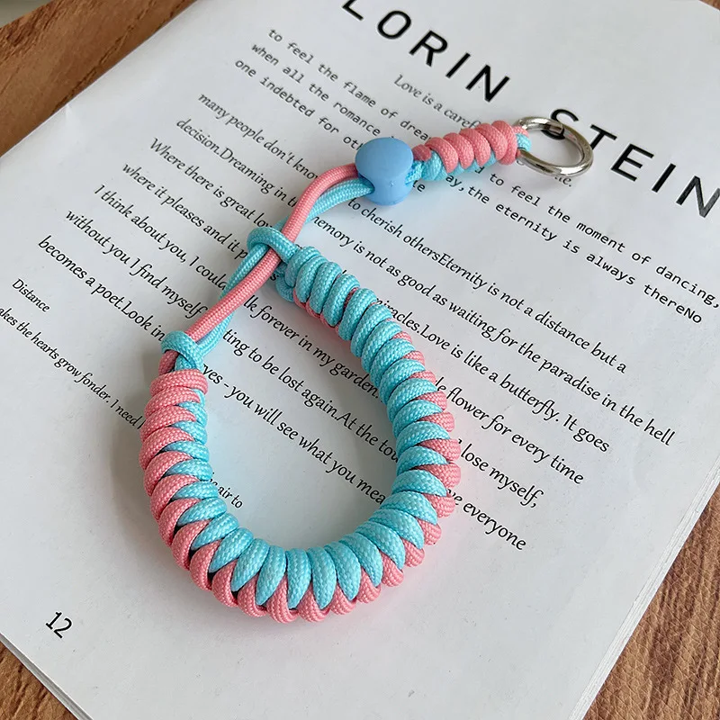 Short Mobile Phone Lanyard Anti-Loss Wrist Strap Hand-Woven Keychain Car Pendant Bag Pendant Wristband
Short Mobile Phone Lanyard Anti-Loss Wrist Strap Hand-Woven Keychain Car Pendant Bag Pendant Wristband