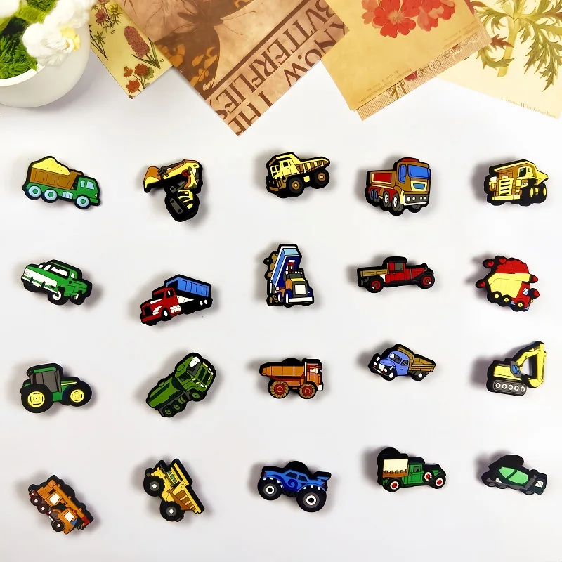 20Pcs Styles Car Shoe Charms Construction vehicles Shoe Buckle Accessories Excavator Mixer Truck Shoe Decorations Kid's
20Pcs Styles Car Shoe Charms Construction vehicles Shoe Buckle Accessories Excavator Mixer Truck Shoe Decorations Kid's