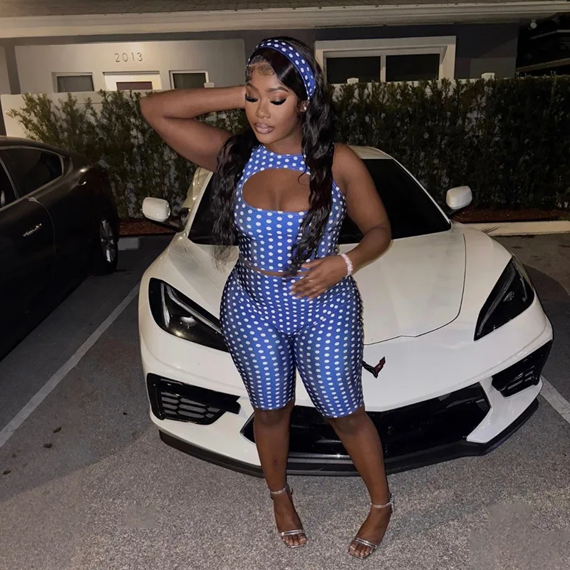 STYLISH LADY Polka Dot Bodycon Two Piece Outfit 2026 Summer Women Low Cut Sleeveless Crop Top And Biker Shorts Set Clubwear
STYLISH LADY Polka Dot Bodycon Two Piece Outfit 2026 Summer Women Low Cut Sleeveless Crop Top And Biker Shorts Set Clubwear