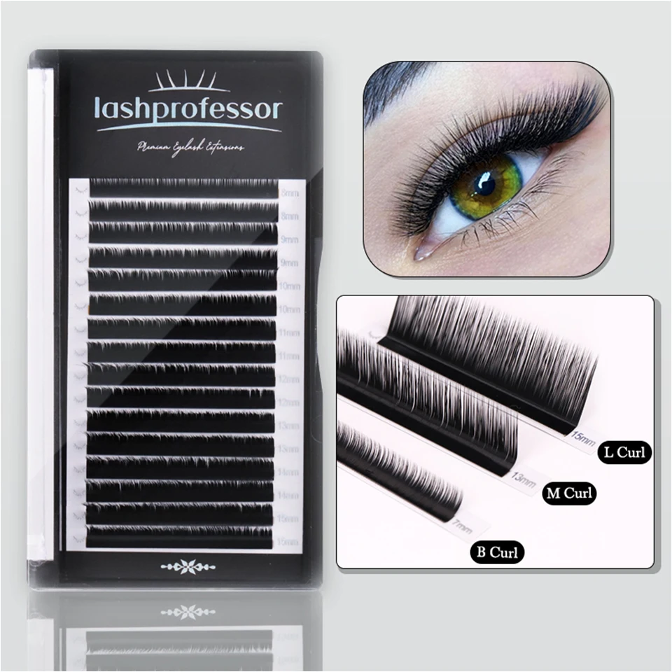 Lashprofessor 16 rows L/M/B Curl Individual Classic Eyelash Extension Russian Volume Lashes Matte Faux Mink Mega Volume Eyelash
Lashprofessor 16 rows L/M/B Curl Individual Classic Eyelash Extension Russian Volume Lashes Matte Faux Mink Mega Volume Eyelash