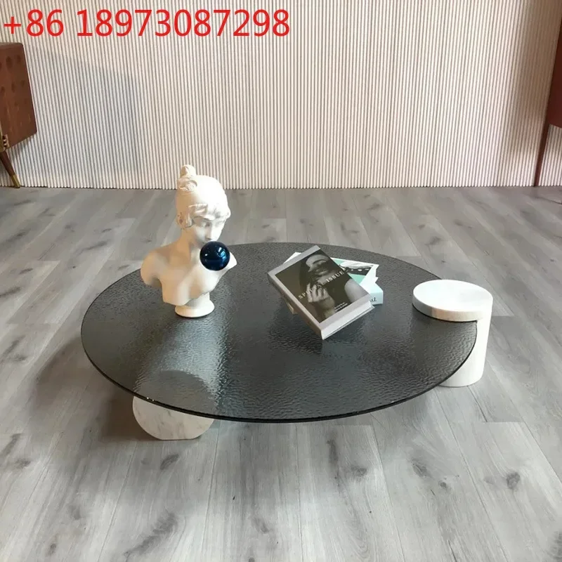 Italian high-grade natural marble glass living room creative coffee table
Italian high-grade natural marble glass living room creative coffee table