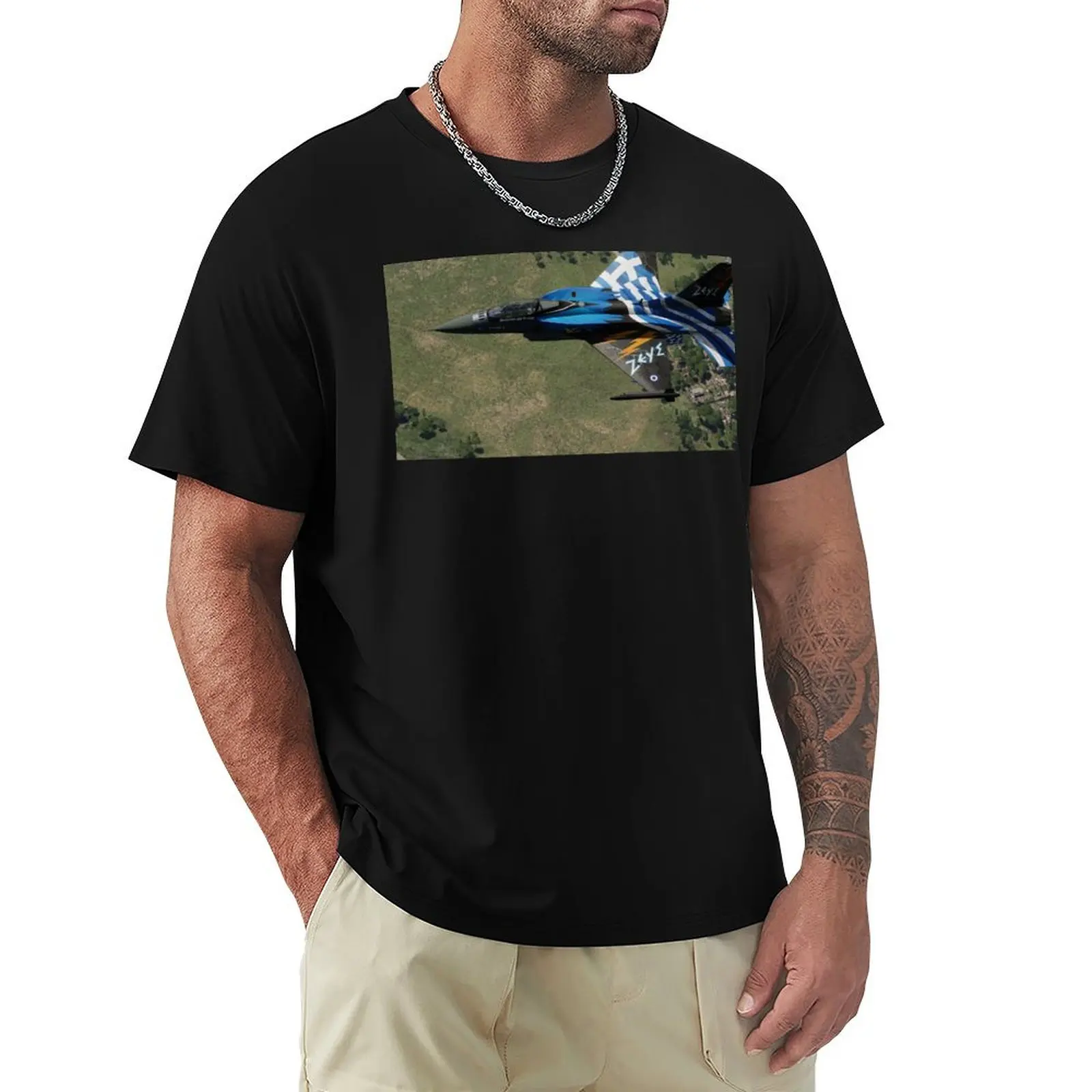 Greek Zeus F-16 Viper T-Shirt Art Pattern Printed Casual Top
Greek Zeus F-16 Viper T-Shirt Art Pattern Printed Casual Top