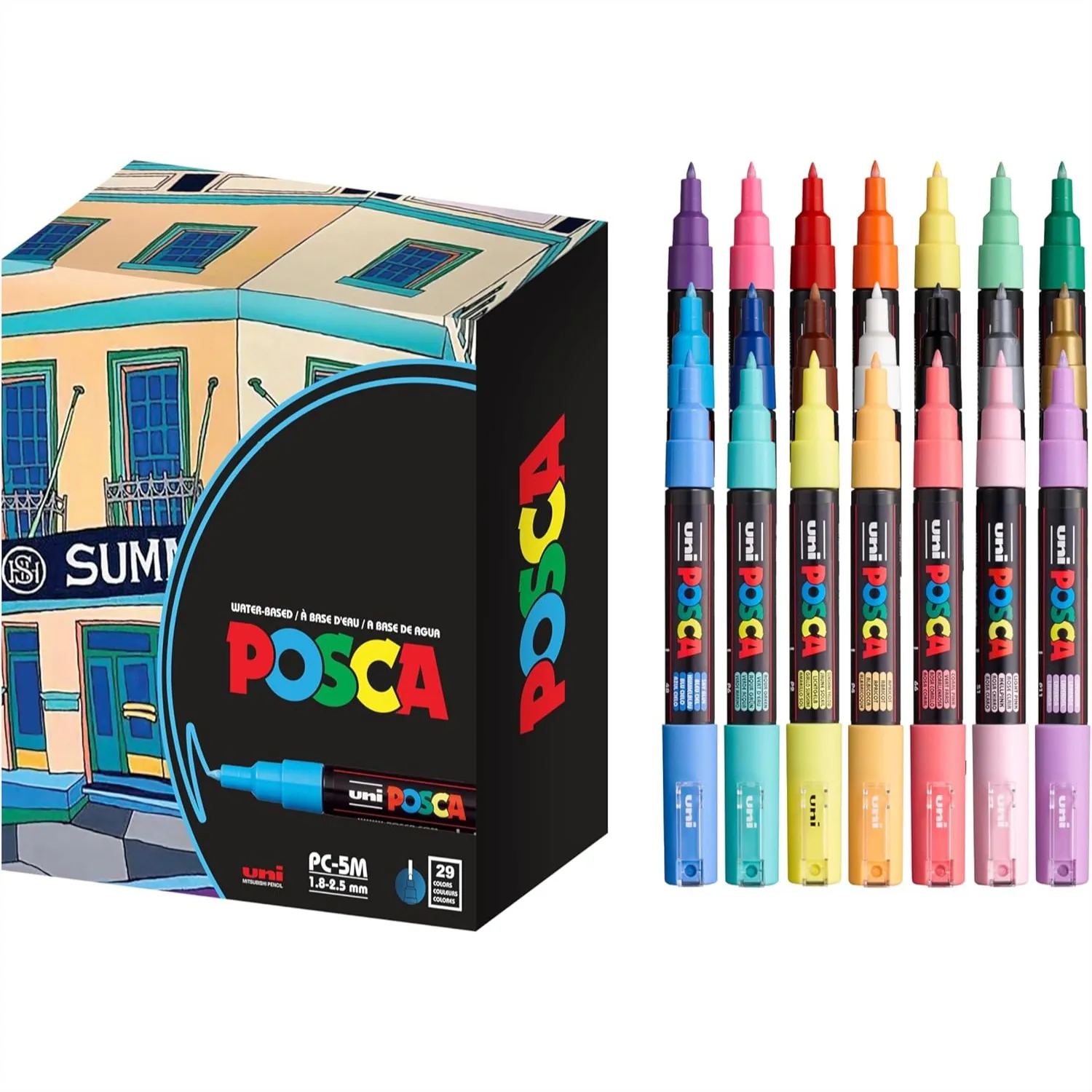 Acrylic Paint Markers, Extra Fine Tips, Set of 15 for Fabric Canvas Glass Rocks Wood Metal
Acrylic Paint Markers, Extra Fine Tips, Set of 15 for Fabric Canvas Glass Rocks Wood Metal