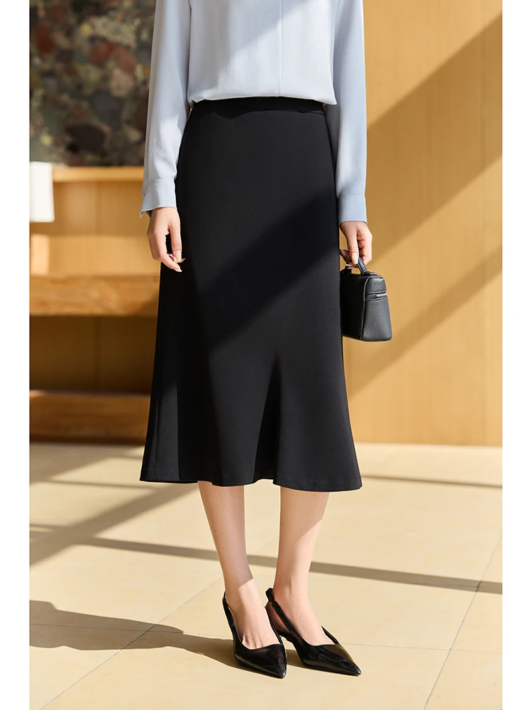Classic Fish Tail Half Skirt with Wave Three Acetate Fabric Slimming Asymmetrical Cut High Waist Commute Style Women's S...
Classic Fish Tail Half Skirt with Wave Three Acetate Fabric Slimming Asymmetrical Cut High Waist Commute Style Women's S...