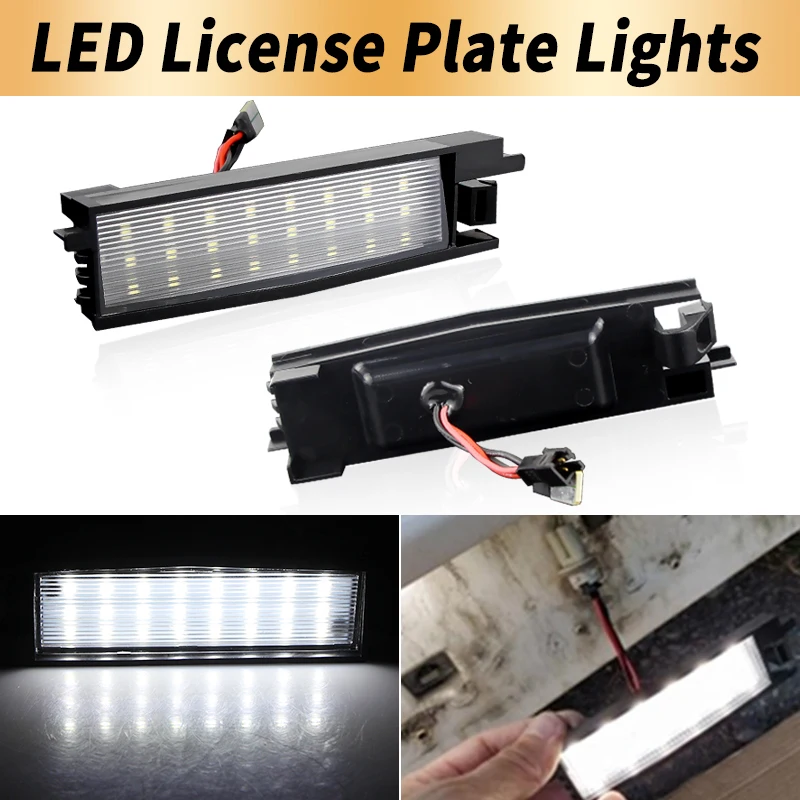 2Pcs LED Number License Plate Light White For Toyota Camry Solara & Solara 1999-2008, Yaris MK1 (XP10) 1999-2004 Vitz & Echo
2Pcs LED Number License Plate Light White For Toyota Camry Solara & Solara 1999-2008, Yaris MK1 (XP10) 1999-2004 Vitz & Echo