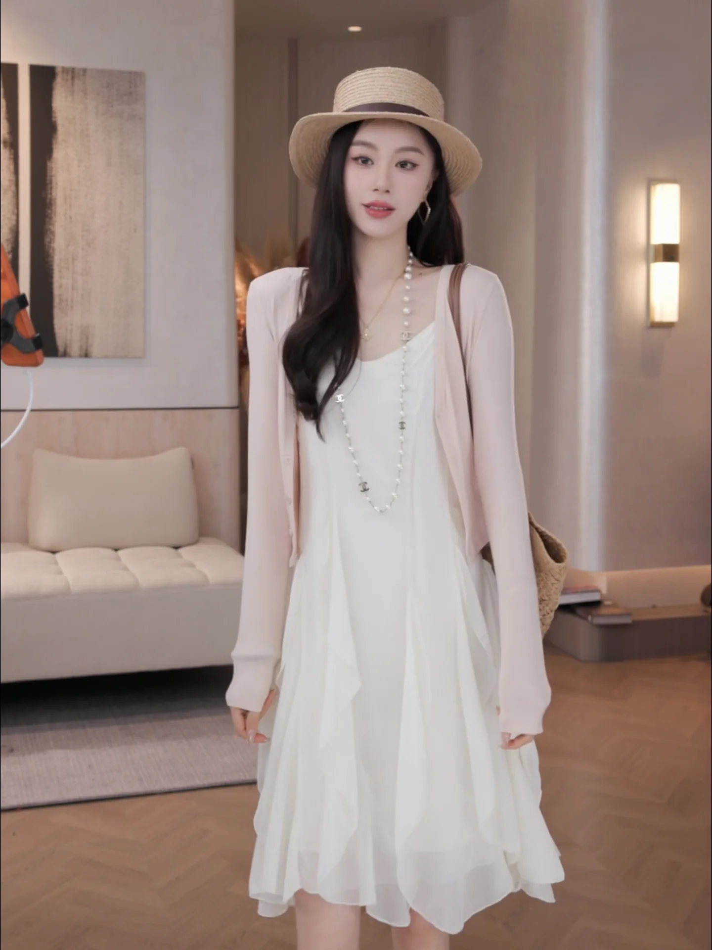 Spring Summer Long Sleeve Knitted Cotton Blend Korean Style Iris Evening Breeze Open Cardigan Regular Fit V Neck Short Length
Spring Summer Long Sleeve Knitted Cotton Blend Korean Style Iris Evening Breeze Open Cardigan Regular Fit V Neck Short Length
