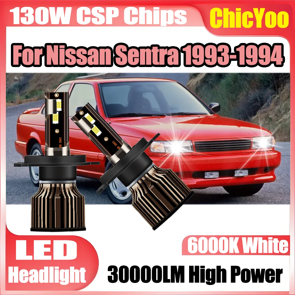 2PCS 30000LM High Power H4 High Low Beam LED Headlight 130W Car Headlamp 6000K White Canbus No error For Nissan Sentra 1993-1994
2PCS 30000LM High Power H4 High Low Beam LED Headlight 130W Car Headlamp 6000K White Canbus No error For Nissan Sentra 1993-1994