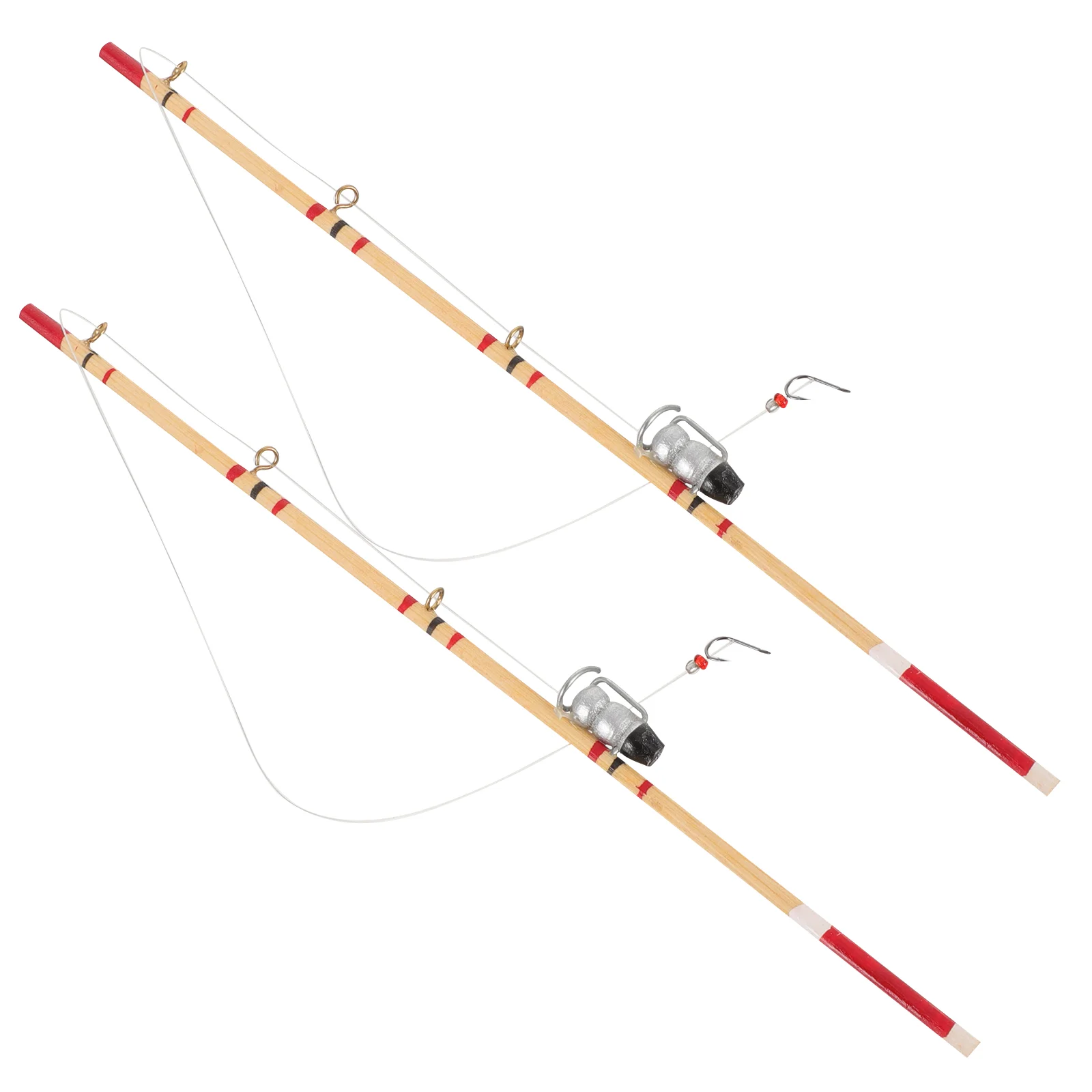 2 Pcs Ornaments for Kids Miniature Food and Play Model Decorative Fishing Rod Furniture Travel
2 Pcs Ornaments for Kids Miniature Food and Play Model Decorative Fishing Rod Furniture Travel