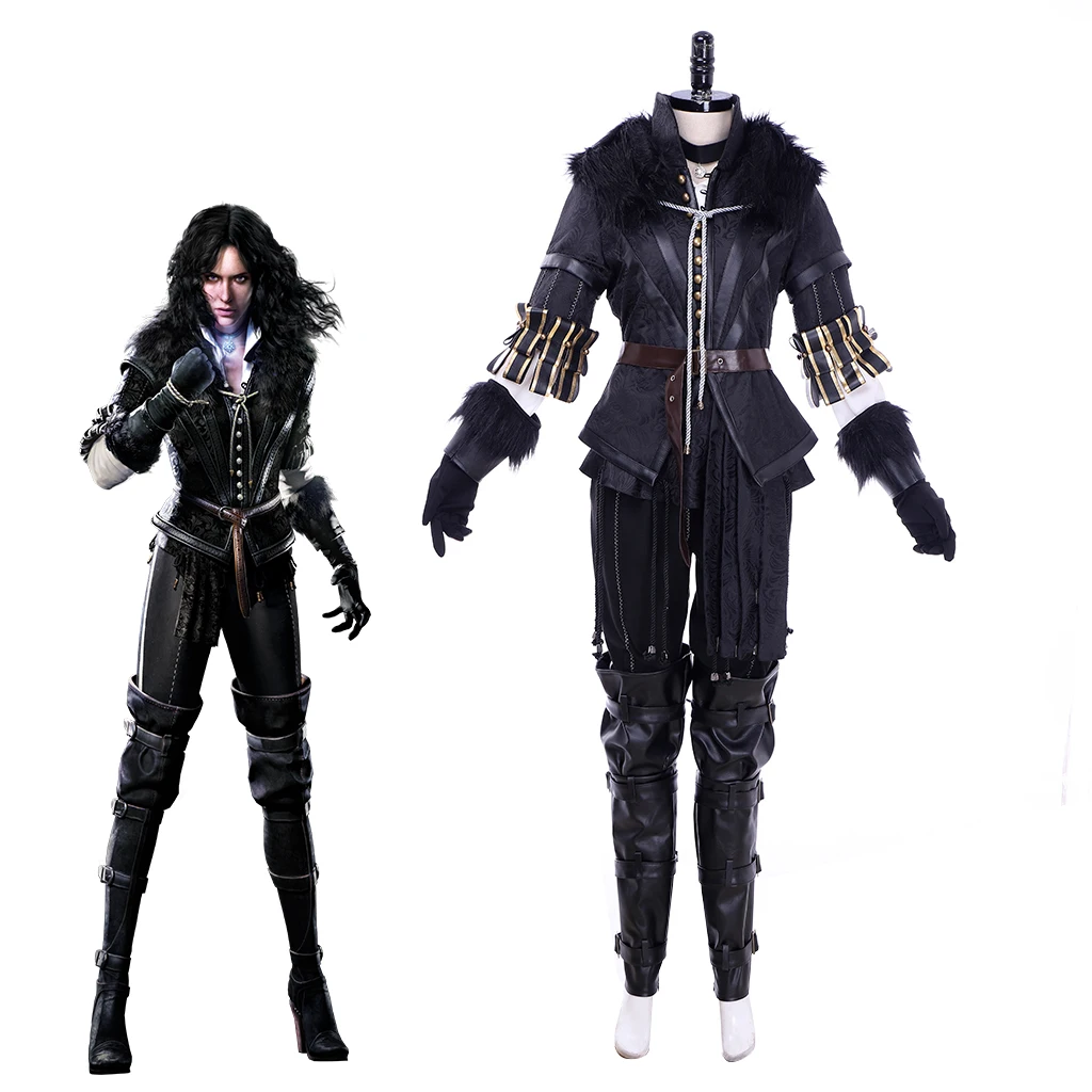 TV Yennefer Cosplay Hunt Costume For Women Retro Black Uniform Suit Halloween Carnival Party Witch Disguise Outfits
TV Yennefer Cosplay Hunt Costume For Women Retro Black Uniform Suit Halloween Carnival Party Witch Disguise Outfits