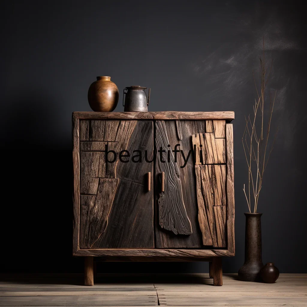 Wabi-sabi bucket cabinet displays solid wood storage rack new Chinese furniture
Wabi-sabi bucket cabinet displays solid wood storage rack new Chinese furniture