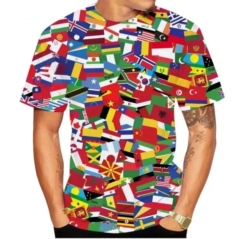 Summer Fashion Casual Cosplay Men's Clothing Flag Women 3D Print T Shirts Harajuku Street Round Neck Short Sleeves Sport Tops
Summer Fashion Casual Cosplay Men's Clothing Flag Women 3D Print T Shirts Harajuku Street Round Neck Short Sleeves Sport Tops