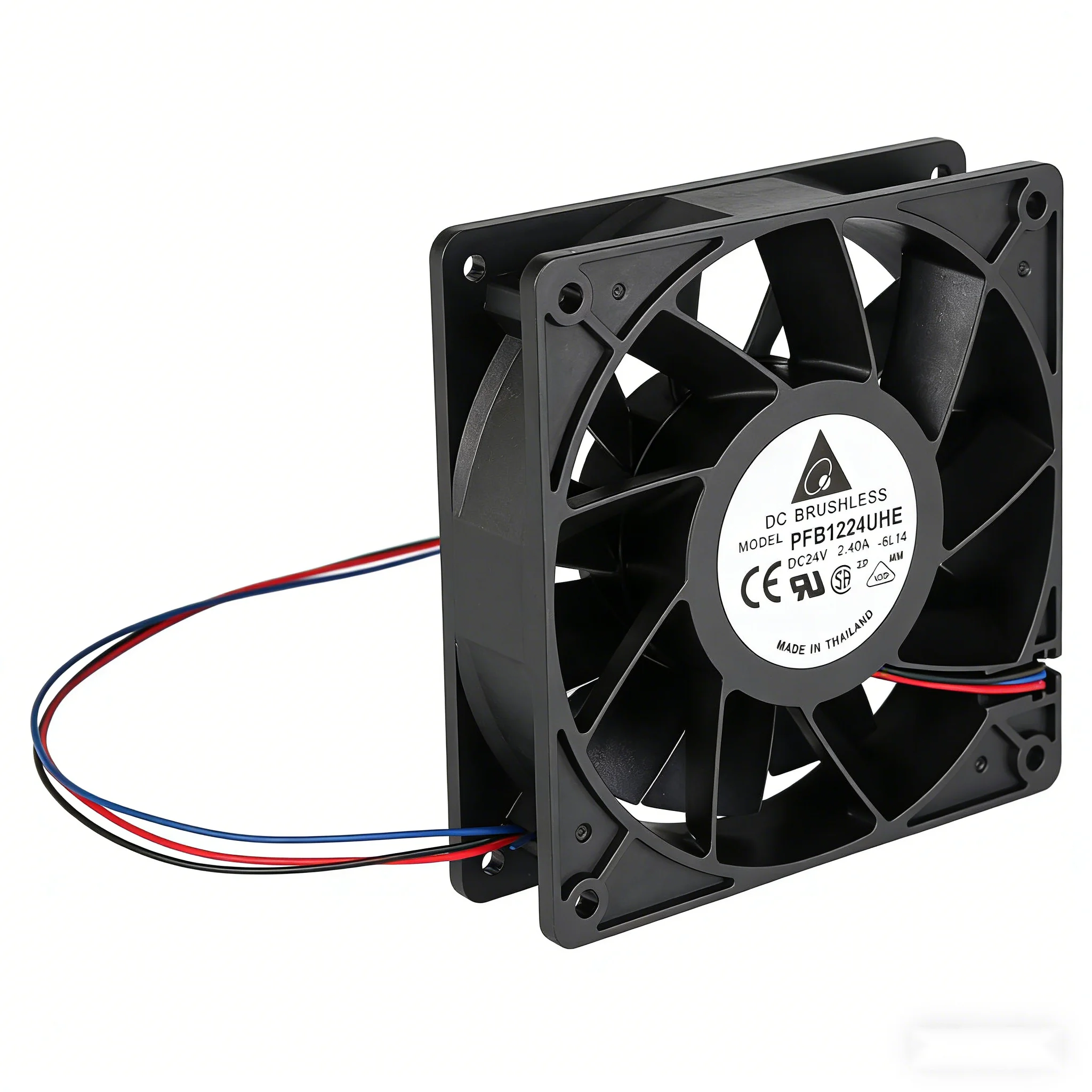 Replacement Fan PFB1224UHE DC 24V 2.4A 12038 High Speed Industrial Cooling Fan
Replacement Fan PFB1224UHE DC 24V 2.4A 12038 High Speed Industrial Cooling Fan
