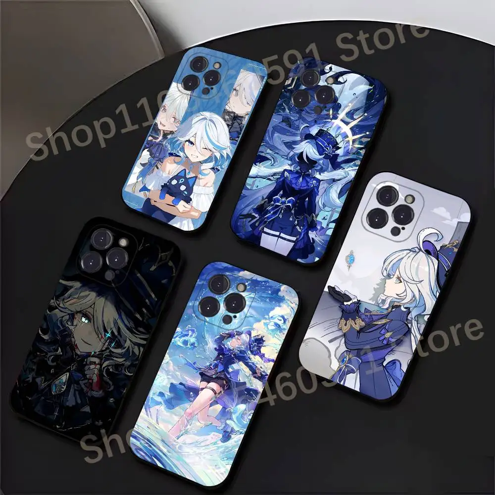 Genshin Impact Furina Phone Case For iPhone 17,16,15,14,13,12,11,XR,Pro,Max,Plus,mini, Silicone Black Cover
Genshin Impact Furina Phone Case For iPhone 17,16,15,14,13,12,11,XR,Pro,Max,Plus,mini, Silicone Black Cover