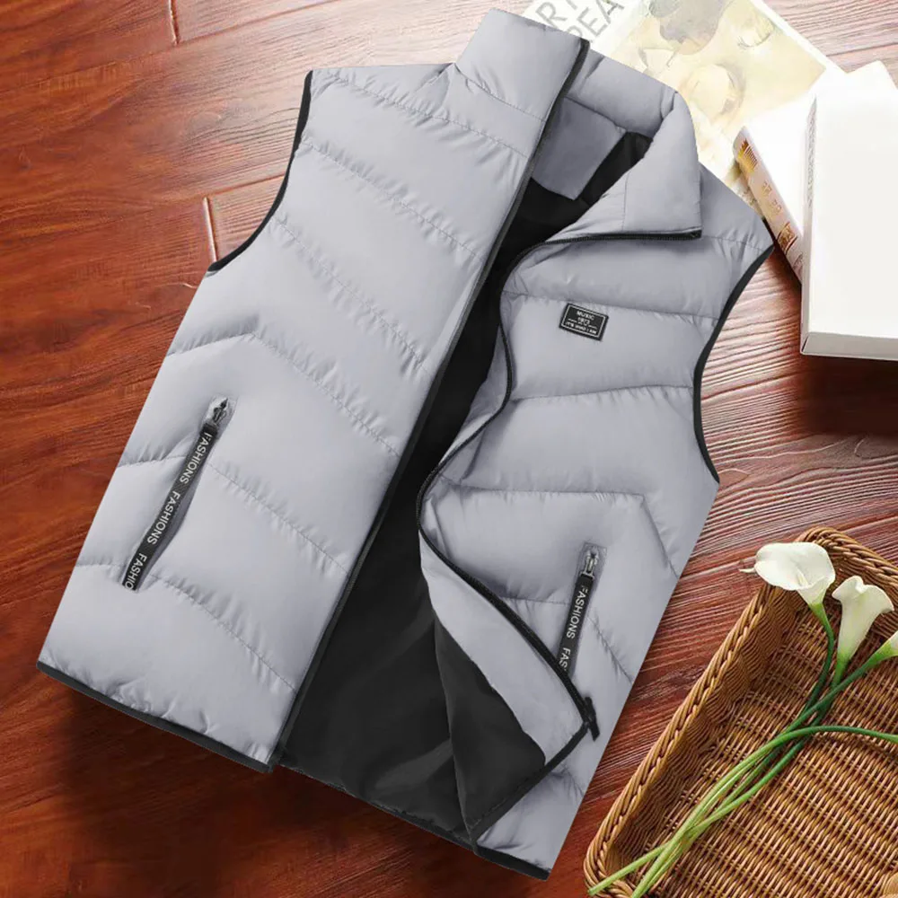 Men's Sleeveless Vest Jacket Autumn Winter Semi High Neck Zipper Plus Velvet Thickened Warm Waistcoat Casual Outwear Coat
Men's Sleeveless Vest Jacket Autumn Winter Semi High Neck Zipper Plus Velvet Thickened Warm Waistcoat Casual Outwear Coat