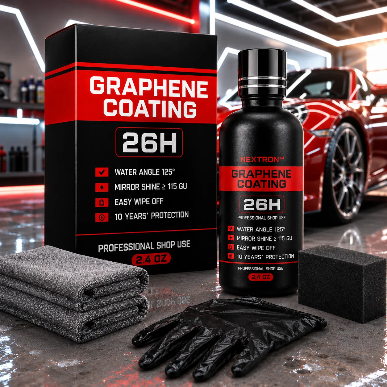 Graphene ceramic Coating 26H – Hydrophobic Car Paint Protection coating Scratch Repair High Gloss Durable
Graphene ceramic Coating 26H – Hydrophobic Car Paint Protection coating Scratch Repair High Gloss Durable