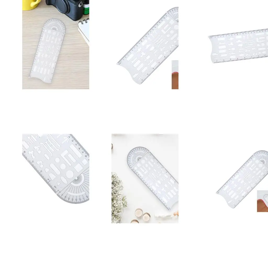 Multifunctional Geometry Stencil Clear Measuring Ruler Accident Scene Stencils Drafting Ruler for Drawing Engineering
Multifunctional Geometry Stencil Clear Measuring Ruler Accident Scene Stencils Drafting Ruler for Drawing Engineering