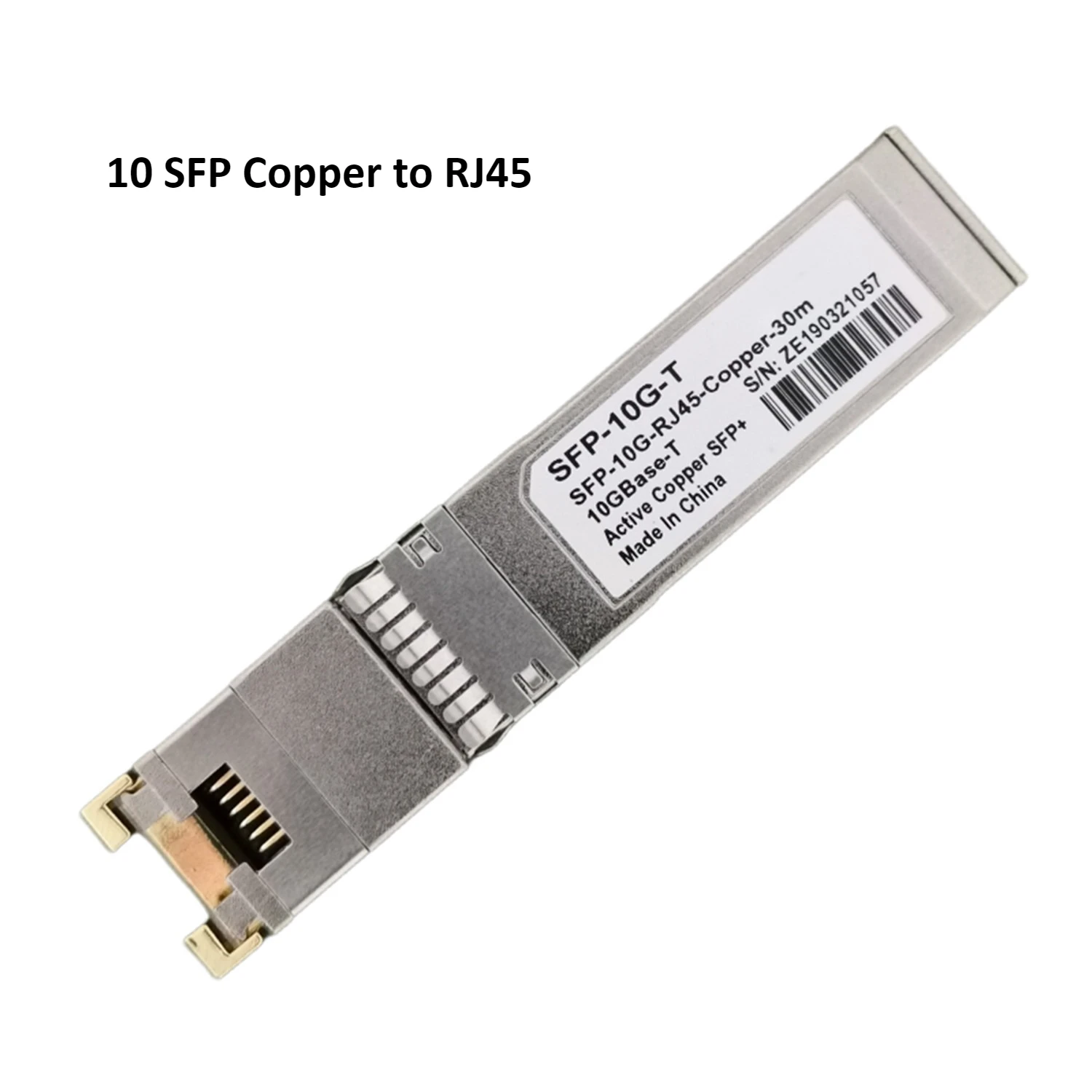 Полностью совместимый трансивер 10GBase-T SFP-10G-T 10G SFP, медь для RJ45 30M
Полностью совместимый трансивер 10GBase-T SFP-10G-T 10G SFP, медь для RJ45 30M