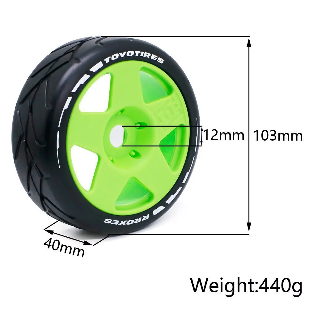 103mm 1/8 Off-Road Buggy Tires 17mm Wheel Hex RC Car for ARRMA Traxxas Redcat Team Losi Kyosho VRX
103mm 1/8 Off-Road Buggy Tires 17mm Wheel Hex RC Car for ARRMA Traxxas Redcat Team Losi Kyosho VRX
