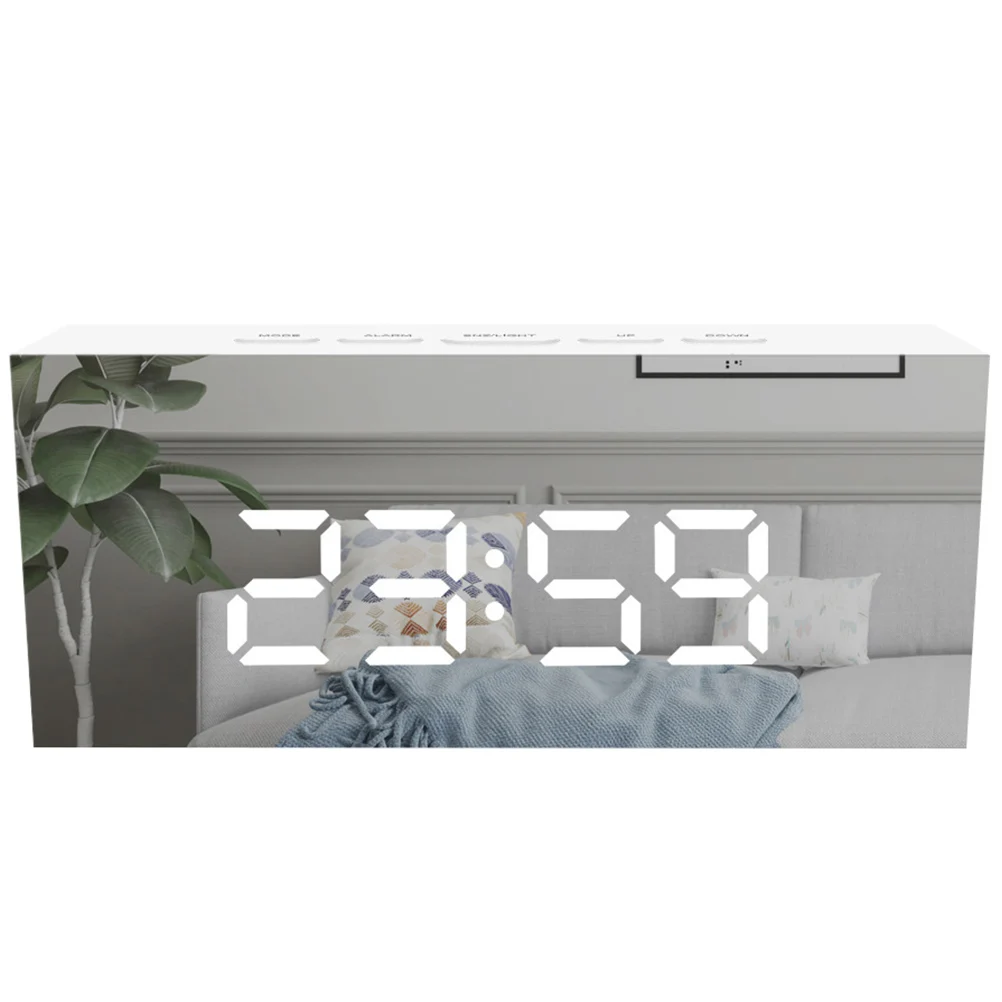 Digital Alarm Clock LED Clocks for Bedroom Bedside Compact Design Brightness Adjustment Nap Use Powered
Digital Alarm Clock LED Clocks for Bedroom Bedside Compact Design Brightness Adjustment Nap Use Powered